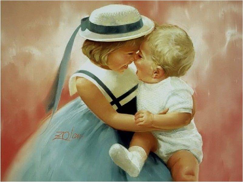  الطفوله في لوحات تشكيليه - صفحة 4 Donald_Zolan_s_Oil_Paintings_%2833%29