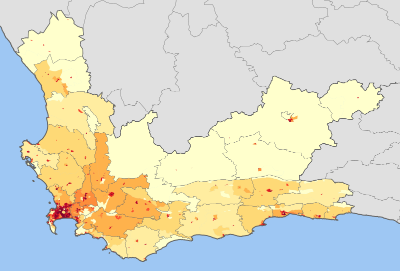 ملفWestern Cape population density map.svg المعرفة