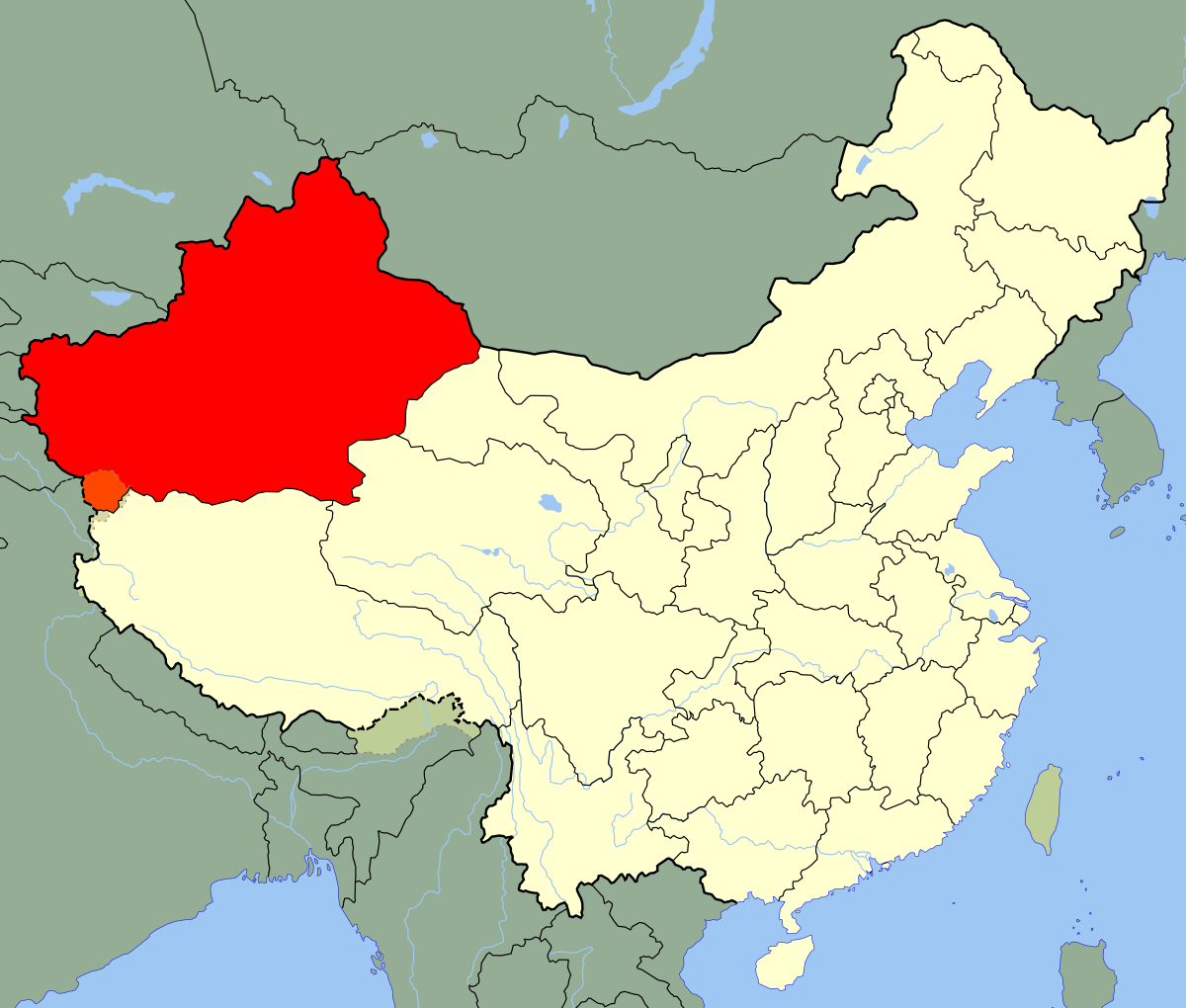 شينجيانغ Xinjiang المعرفة