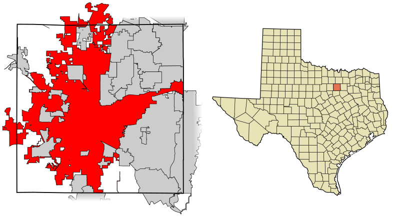 ملفtarrant County Texas Incorporated Areas Fort Worth Highlightedsvg المعرفة 6389