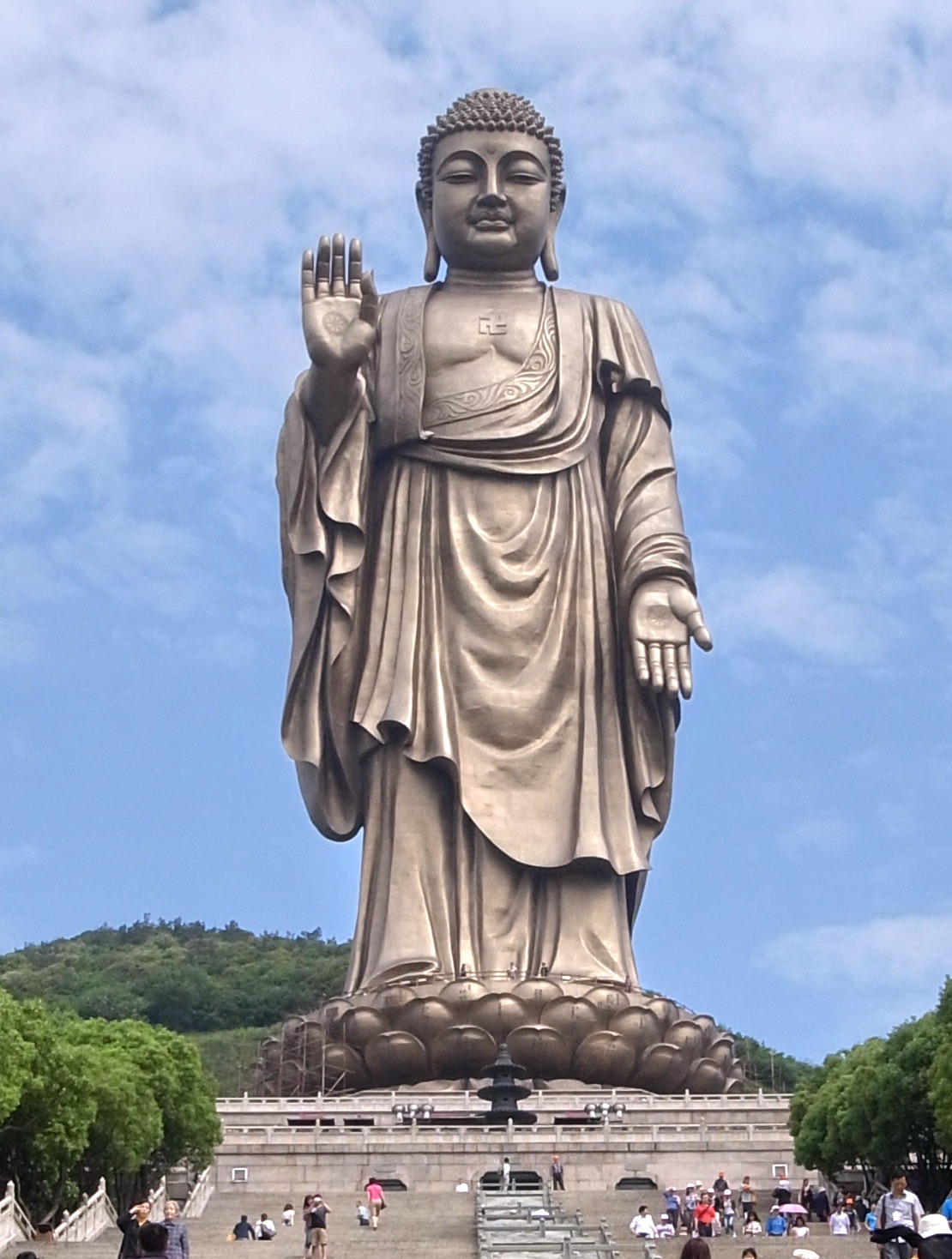 ملف:Grand Buddha at Ling Shan, China.jpg - المعرفة