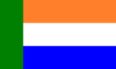 Afrikaner Freedom Flag, a symbol of Afrikaner nationalism