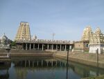 A Hindu temple in Tamil style