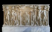 Sarcophagus with the Four Seasons allegory (3rd century), Palazzo dei Senatori - Musei Capitolini, Rome.