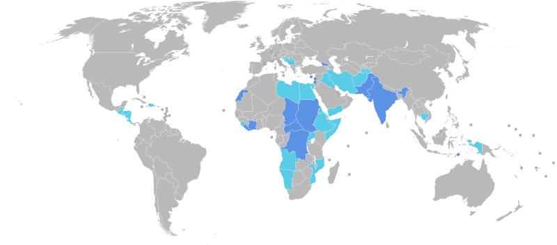 ملف:United Nations peacekeeping missions 2009.svg