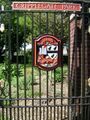 The coat of arms as shown on the entrance gate to Cripplegate Park