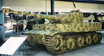 Tiger Colmar in the Musée des Blindés in Saumur, France