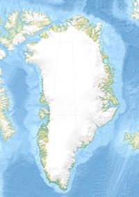 Location map/data/Greenland is located in Greenland