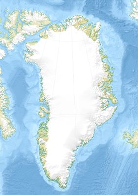 Location map Greenland