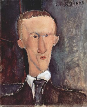 صورة لسندرار بريشة Amadeo Modigliani (1917)