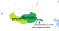 Turkified Tarim Basin and Turfan Basin in Xinjiang.