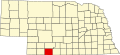 State map highlighting Red Willow County