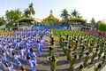 Opening Ceremony Myanmar Thingyan Festival in front of the City Hall