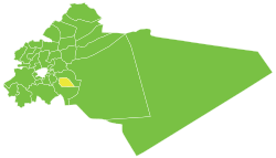 موقع ناحية حران العواميد في محافظة ريف دمشق