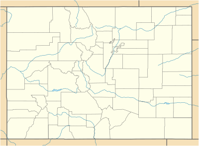 Location map Colorado