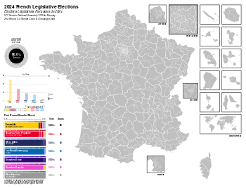 2024 French Legislative Election Results Map Second Round.svg