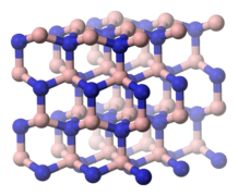 Wurtzite form (w-BN) wurtzite structure analogous to lonsdaleite