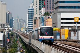 Bangkok Skytrain built by Siemens