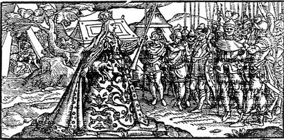 Tudor illustration of Boudica