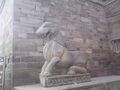 Statue Guarding Entrance to Gujari Mahal