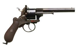 Belgian-made Lefaucheux revolver, c. 1860 – 1865