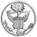 The Great Seal of the United States of America during the American Civil War