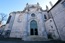 Besançon, la cathédrale Saint-Jean ; portail nord.jpg