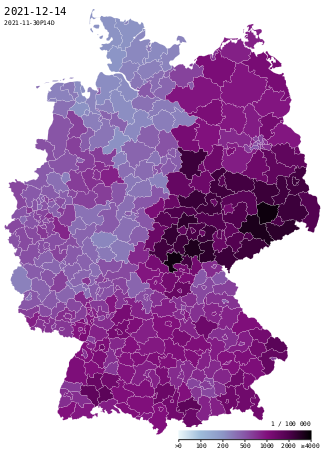 COVID-19 Germany - Cases per capita (last 14 days).svg