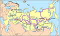 Siberian river routes