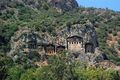 Lycian rock tombs in Dalyan