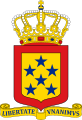 Coat of arms of the Netherlands Antilles before 1986.