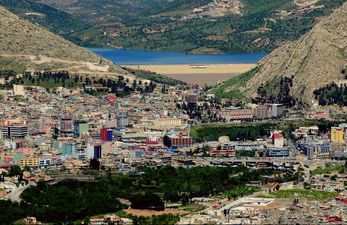 View on Dohuk with the Duhok Dam in the background