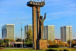 Statue in Abakan