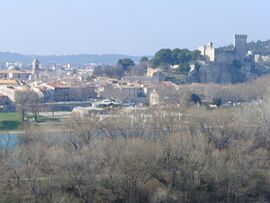 View over Beaucaire