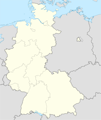 Germany, Federal Republic of location map January 1957 - October 1990.svg