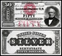 $50 Silver Certificate, Series 1878, Fr.324, depicting Edward Everett