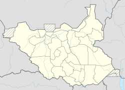 حفرة النحاس is located in جنوب السودان