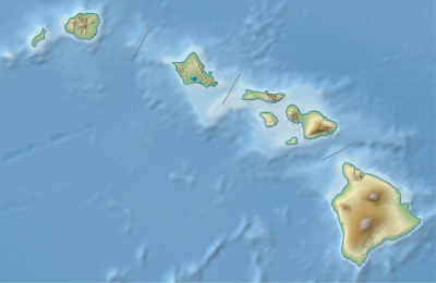 Location map USA Hawaii
