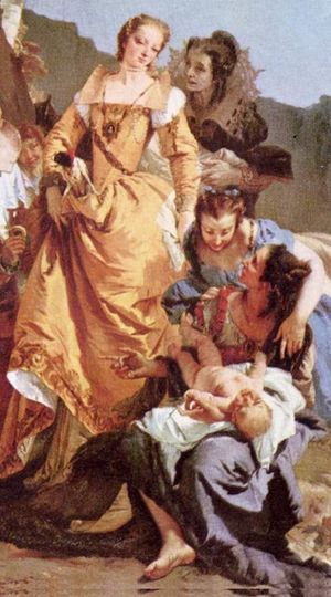 Giovanni Battista Tiepolo, The Finding of Moses, Bithiah, 1740.jpg