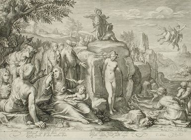 Jacob Matham, Andromeda, 1597