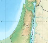 Location map/data/West Bank relief is located in West Bank