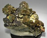 Chalcopyrite, which is copper iron sulfide (CuFeS2), is the most abundant copper ore mineral