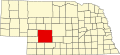 State map highlighting Lincoln County