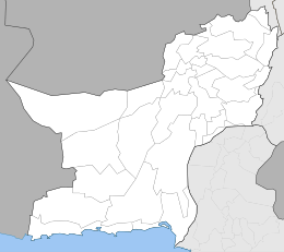 زلزال بلوچستان 2021 is located in Balochistan, Pakistan