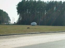 "Big Egg" monument near Ivankiv's bus station