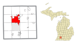 Location within Kalamazoo County