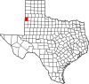 State map highlighting Bailey County