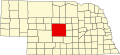 State map highlighting Custer County