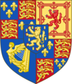 Coat of arms of King William III of England as King of England.