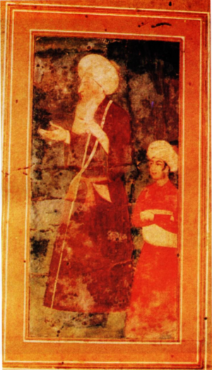 Khwaja Ahrar with Malwana Jami, Sufi poet